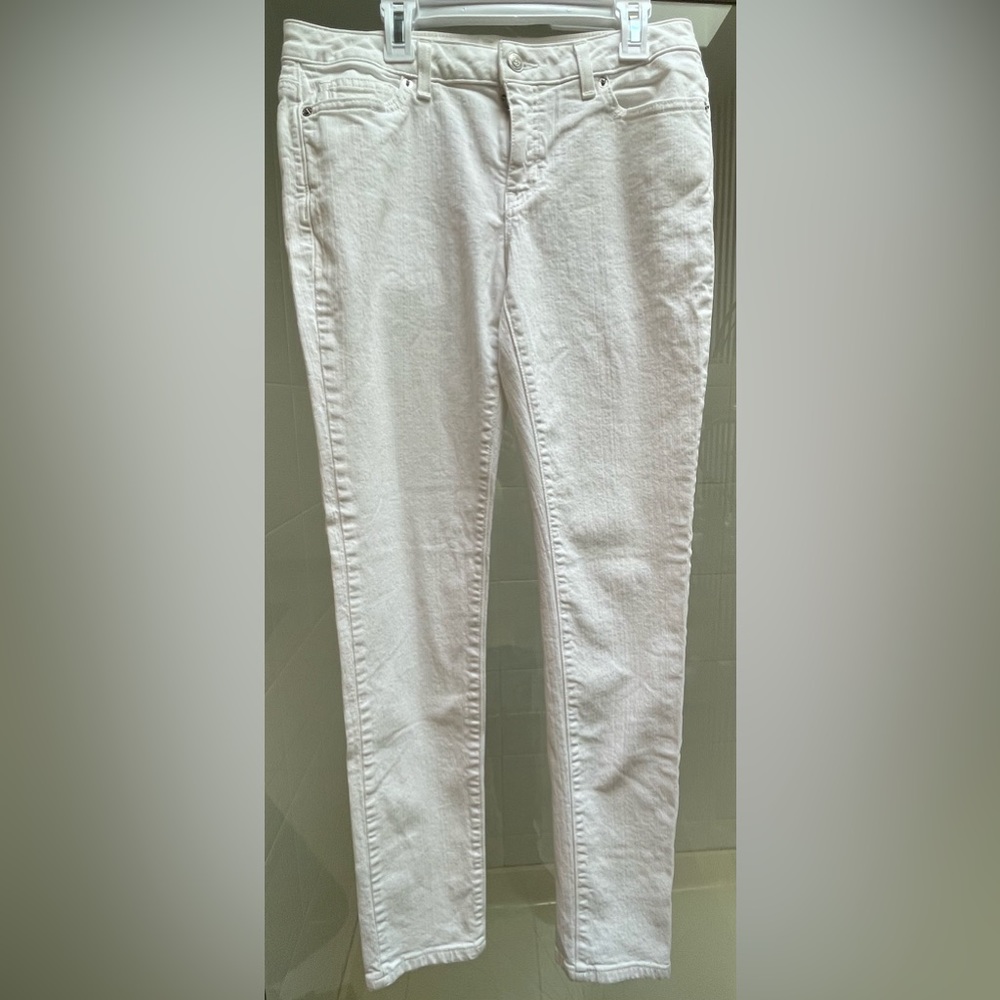 Michael Kors White Demim Skinny Jeans - Size 6 just the right amount of stretch!